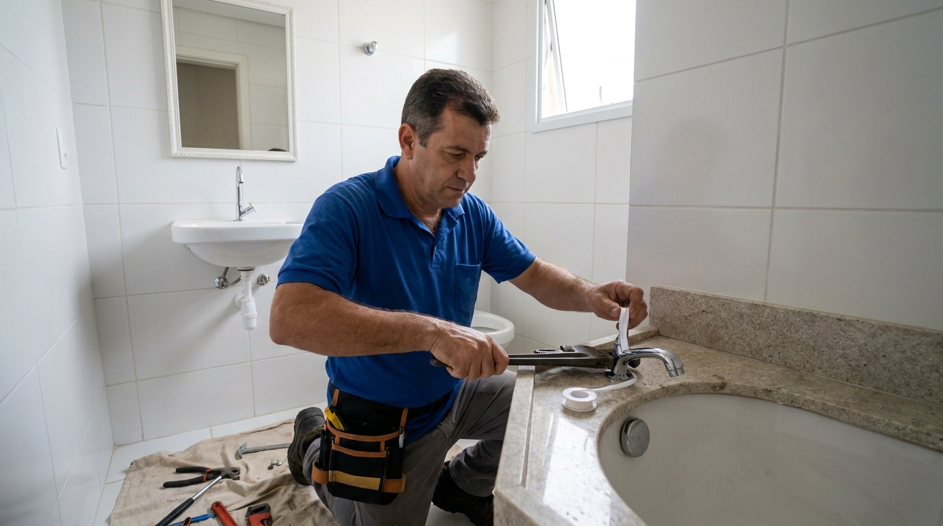 Instalação de torneira de cozinha em Vitória da Conquista‑BA